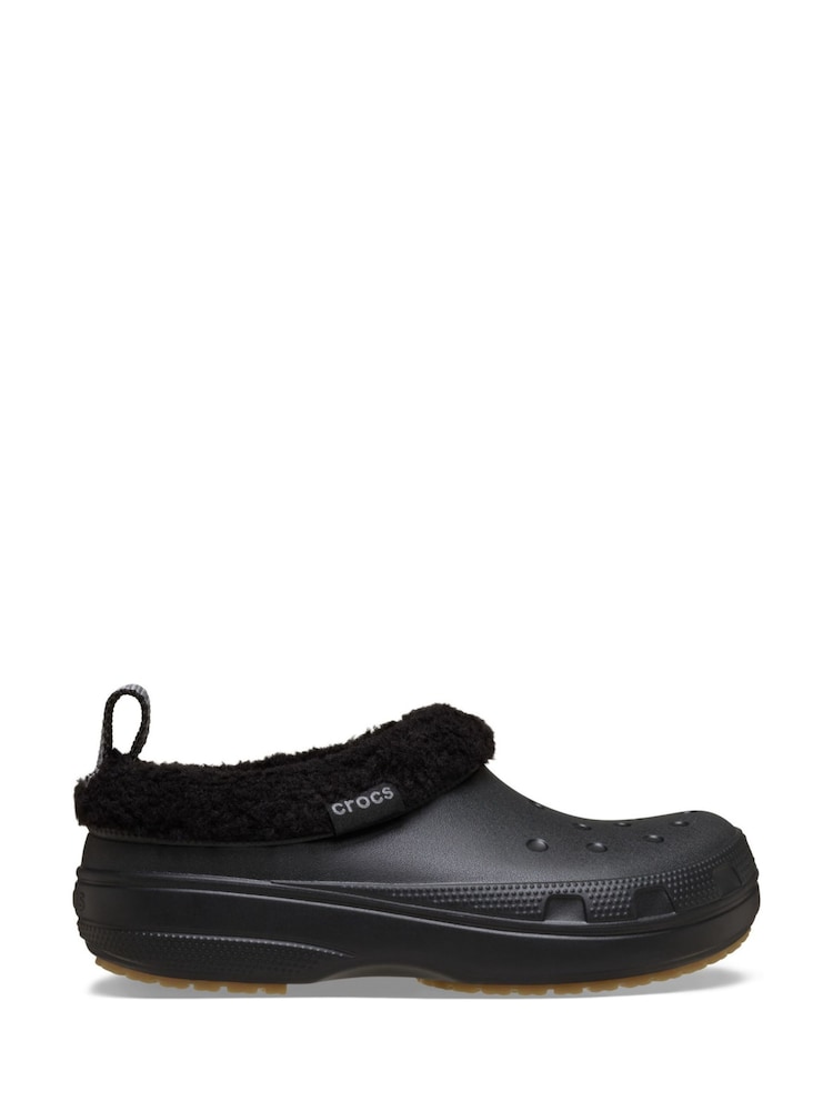 Crocs Black Classic Lined Shoe - Image 1 of 7 Crocs Black Classic Lined Shoe - Image 1 of 7