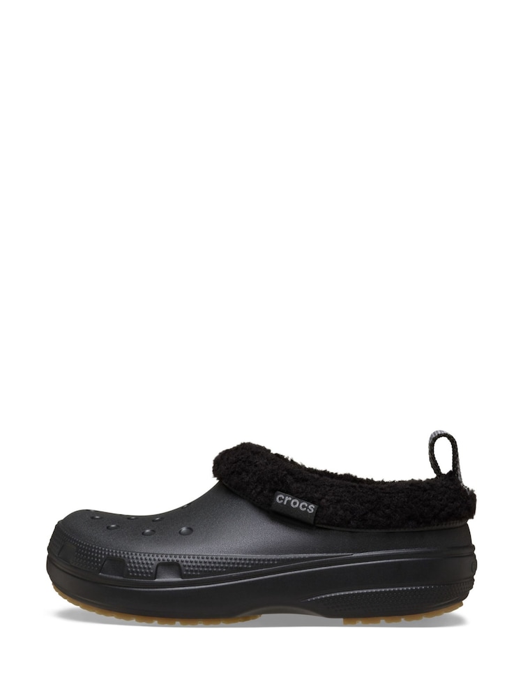Crocs Black Classic Lined Shoe - Image 2 of 7 Crocs Black Classic Lined Shoe - Image 2 of 7