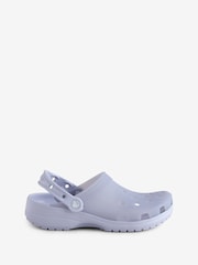 Crocs Purple Classic Frosted Clogs - Image 1 of 1