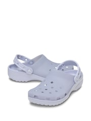 Crocs Purple Classic Frosted Clogs - Image 4 of 7