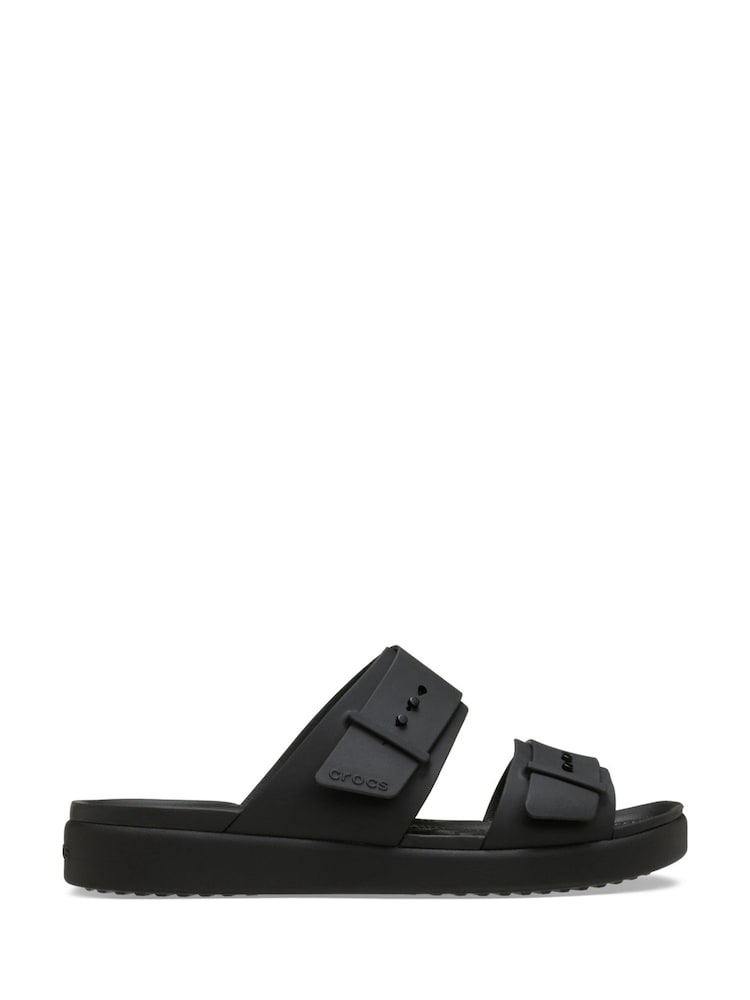 Crocs Black Brooklyn Buckle Low Sandals - Image 1 of 7