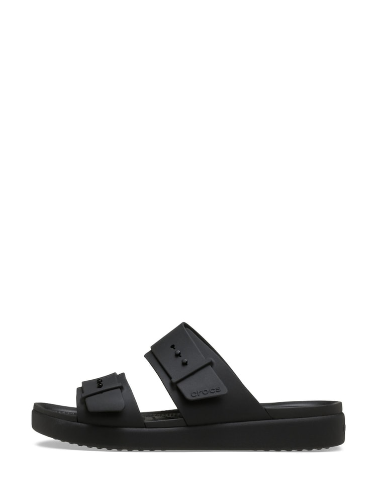 Crocs Black Brooklyn Buckle Low Sandals - Image 2 of 7