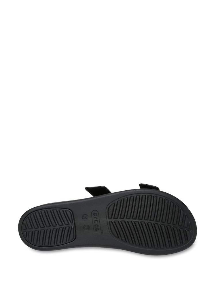 Crocs Black Brooklyn Buckle Low Sandals - Image 7 of 7