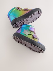 Multi Star Wide Fit (G) Touch Fasten High Top Trainers - Image 4 of 5