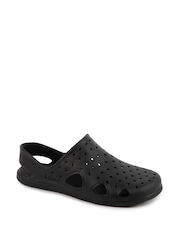 Totes Black Ladies Bounce Clogs - Image 2 of 4