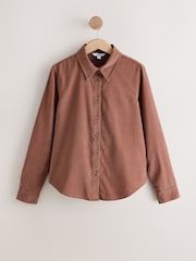Pink Long Sleeve Corduroy Shirt - Image 1 of 3