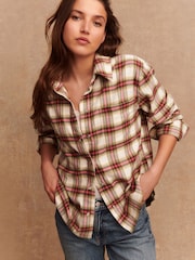 Pink Check Long Sleeve Shirt - Image 1 of 8