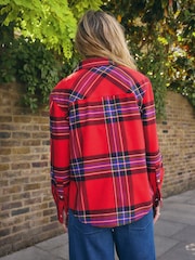 Check vermelho/azul - Camisa de manga comprida - Imagem 4 de 7