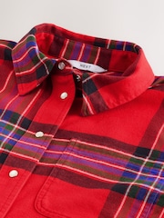 Check vermelho/azul - Camisa de manga comprida - Imagem 5 de 7