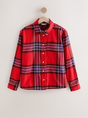 Check vermelho/azul - Camisa de manga comprida - Imagem 6 de 7