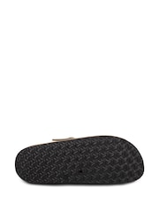 Totes Natural Ladies Suede Clogs - Image 4 of 4