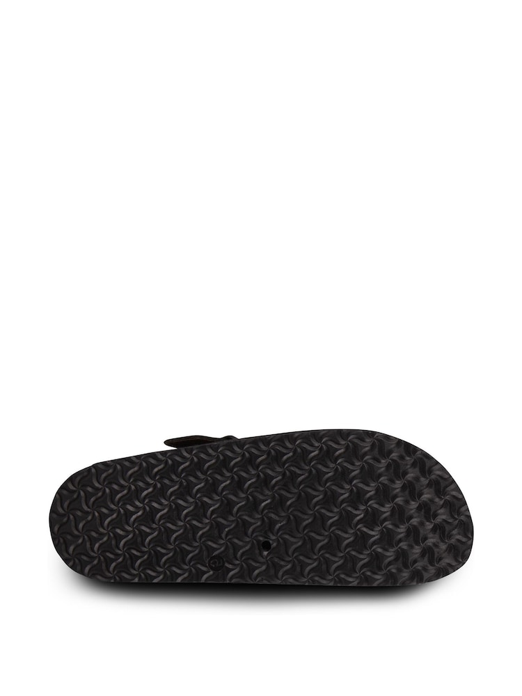 Totes Black Ladies Microsuede Clogs - Image 2 of 4