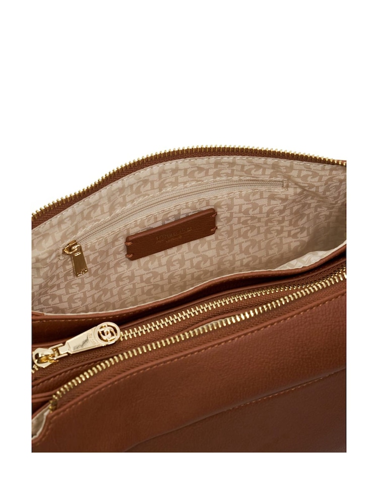 Dune London Brown Drive Medium Cross-Body Bag - Image 5 of 5
