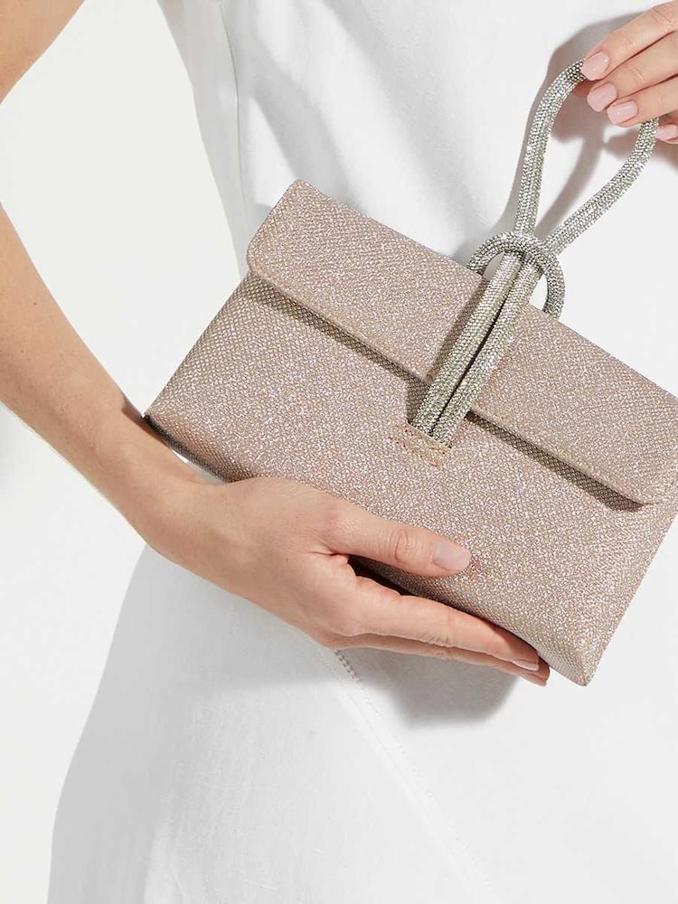 Dune London Rose Gold Brynie Handle Grab Bag - Image 1 of 5 Dune London Rose Gold Brynie Handle Grab Bag - Image 1 of 5