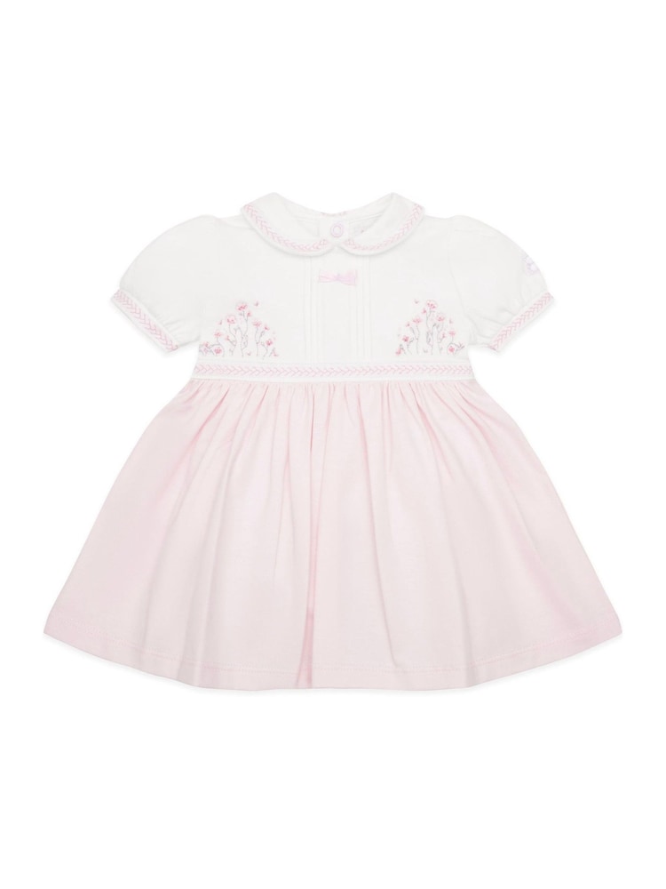 Emile Et Rose Dress with Pretty Floral Embriodered Yoke with Pants - Image 2 of 5