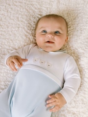 Emile Et Rose Blue 100% Cotton All-In-One - Image 1 of 6