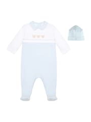Emile Et Rose Blue 100% Cotton All-In-One - Image 4 of 6