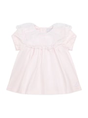 Emile Et Rose 2 Piece Pink Short Dress with Embroidered Tulle & Frilly Pants - Bild 3 von 6