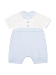 Emile Et Rose Romper With Pretty Knit Lace Yoke & Sleeves - Image 2 of 4