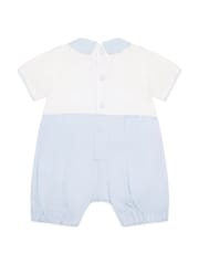 Emile Et Rose Romper With Pretty Knit Lace Yoke & Sleeves - Image 4 of 4