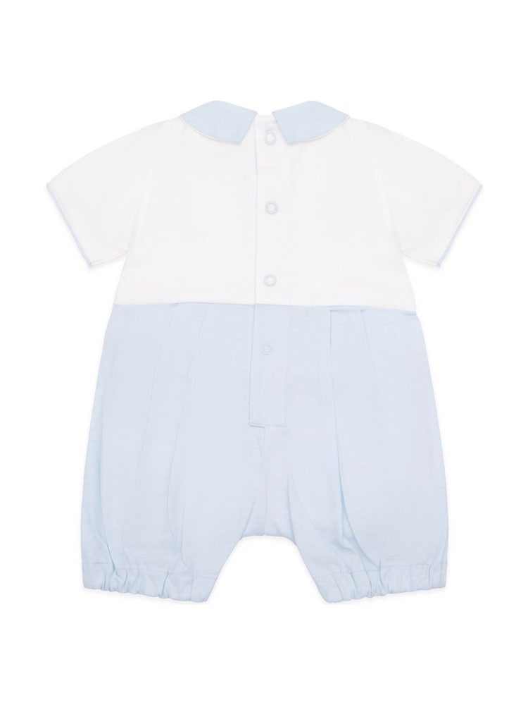 Emile Et Rose Romper With Pretty Knit Lace Yoke & Sleeves - Image 4 of 4