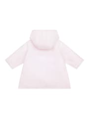 Emile Et Rose Pink Microfibre Jacket With All-Over Embriodered Bunny & Hood - Image 3 of 4