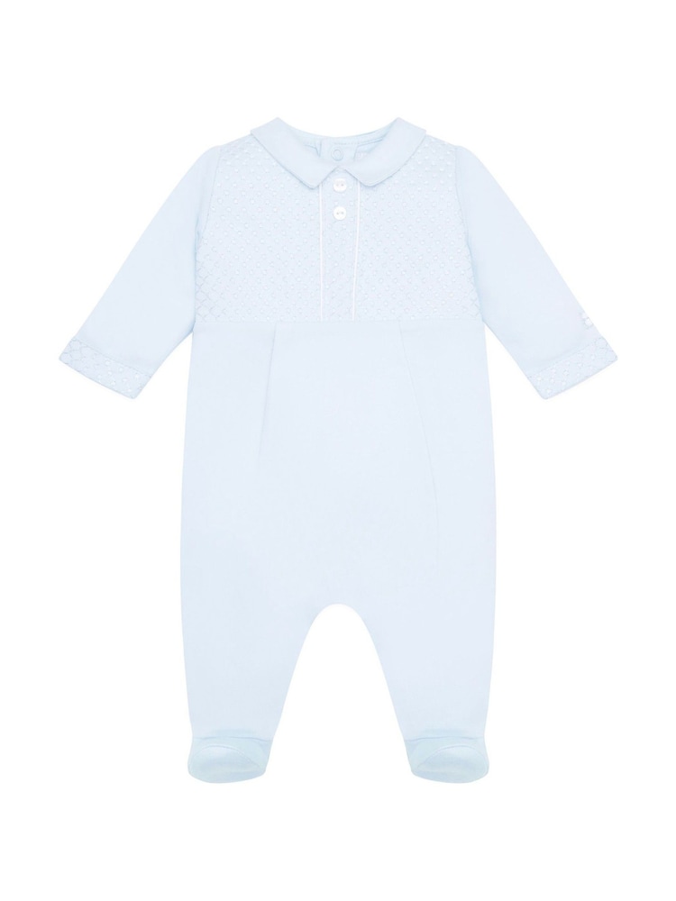 Emile Et Rose Blue 100% Cotton All-In-One - Image 2 of 4