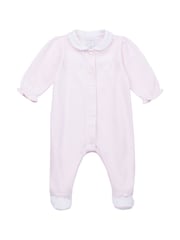 Emile Et Rose Pink Front Open 100% Cotton All-In-One - Image 3 of 5