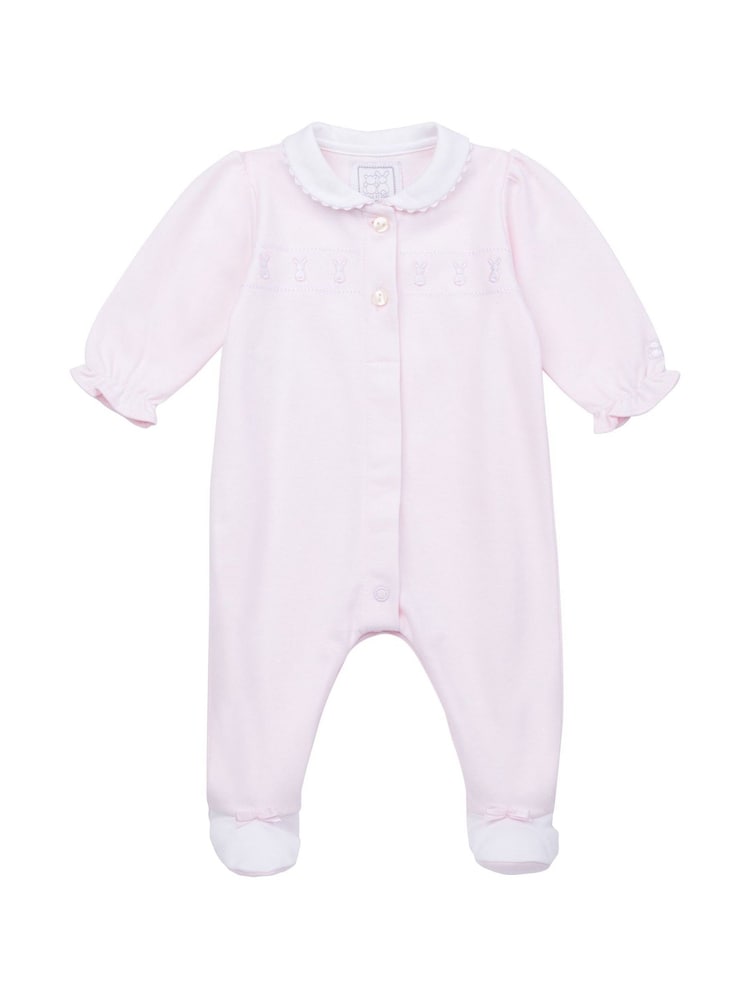 Emile Et Rose Pink Front Open 100% Cotton All-In-One - Image 3 of 5