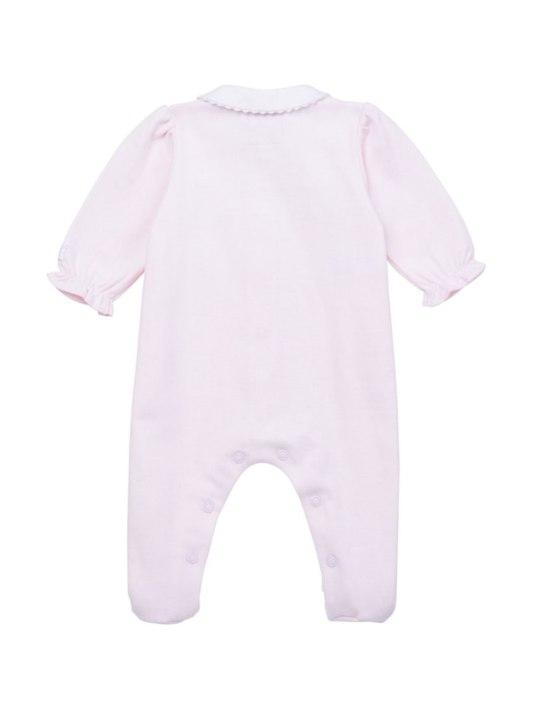 Emile Et Rose Pink Front Open 100% Cotton All-In-One - Image 4 of 5