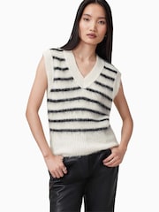 AllSaints White Riga Tank Top - Image 4 of 10