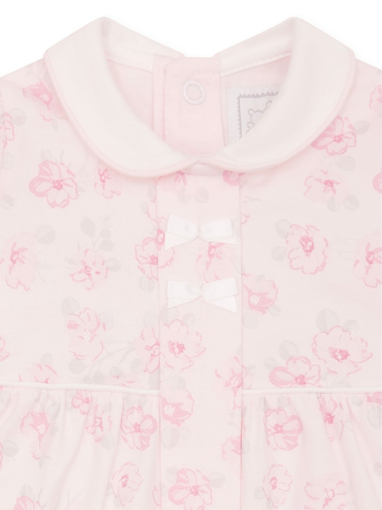 Emile Et Rose Pink All Over Print Floral All-In-One - Imagen 5 de 5