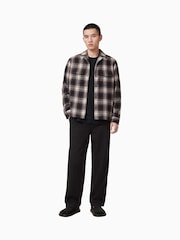 AllSaints Black Hanbury Trousers - Image 4 of 8
