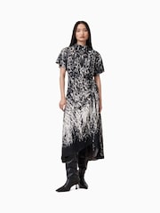 AllSaints Black Rosie Dress - Image 1 of 10