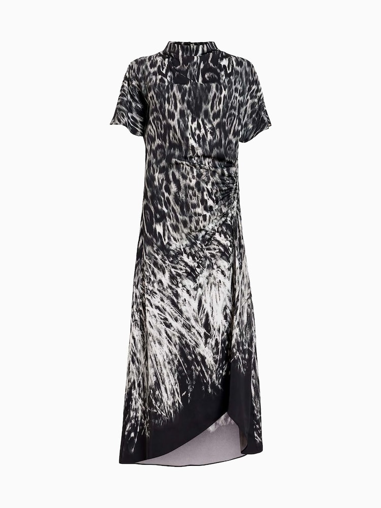 AllSaints Black Rosie Dress - Image 10 of 10