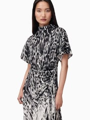 AllSaints Black Rosie Dress - Image 3 of 10