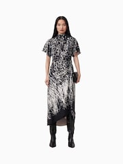 AllSaints Black Rosie Dress - Image 4 of 10