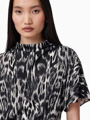 AllSaints Black Rosie Dress - Image 7 of 10