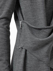AllSaints Grey Drina Dress - Image 6 of 8