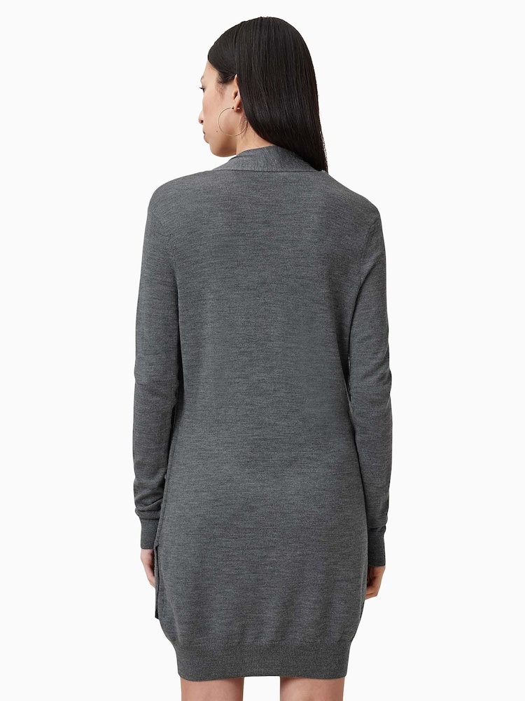 AllSaints Grey Drina Dress - Image 7 of 8