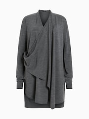 AllSaints Grey Drina Dress - Image 8 of 8