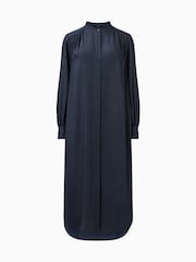 AllSaints Blue Aggie Shirt Dress - Image 9 of 9