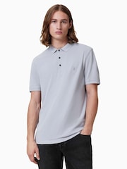 AllSaints Reform Short Sleeve 100% Organic Cotton Polo Shirt - صورة 1 من 5