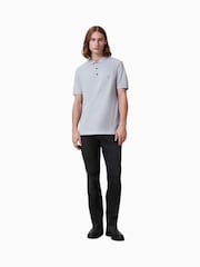 AllSaints Reform Short Sleeve 100% Organic Cotton Polo Shirt - صورة 3 من 5