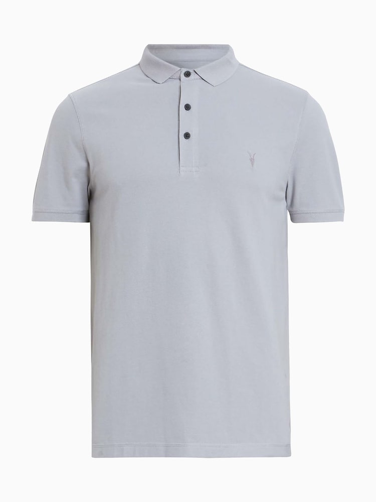 AllSaints Reform Short Sleeve 100% Organic Cotton Polo Shirt - صورة 5 من 5