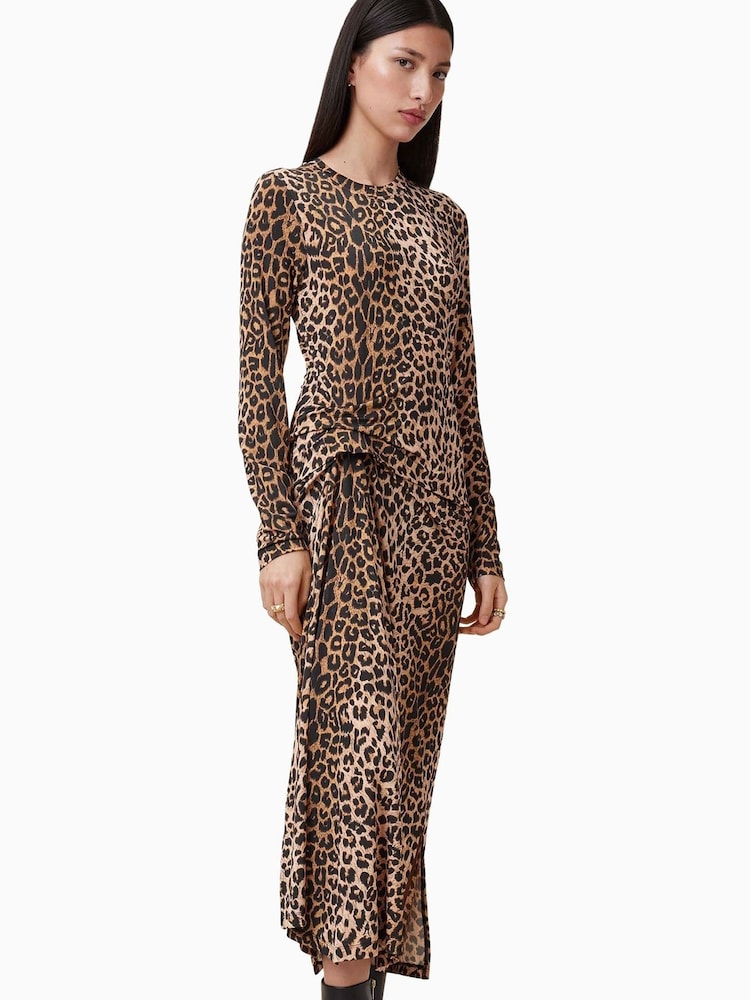 AllSaints Yellow Rivi Dress - Image 1 of 7