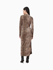 AllSaints Yellow Rivi Dress - Image 3 of 7