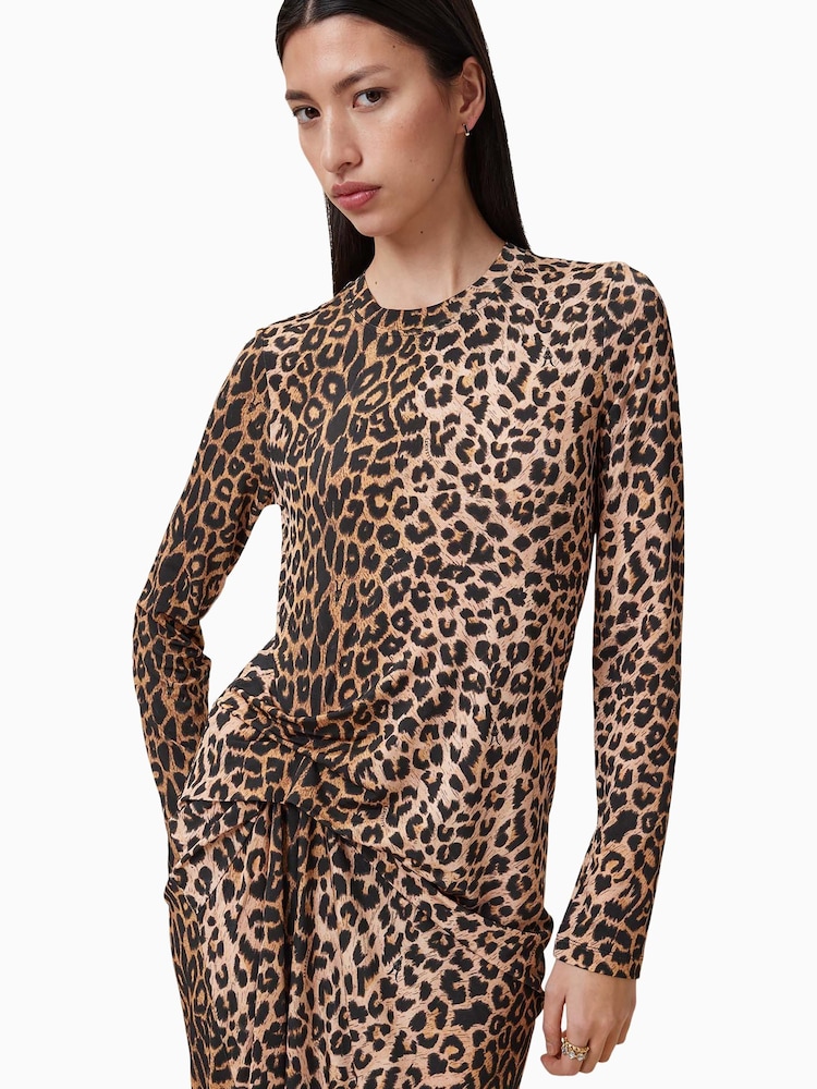 AllSaints Yellow Rivi Dress - Image 5 of 7