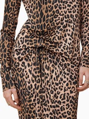AllSaints Yellow Rivi Dress - Image 6 of 7