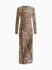AllSaints Yellow Rivi Dress - Image 7 of 7